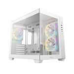 Gabinete Gamer DeepCool CG330 Branco Mid Tower com 3 Fans ARGB  - R-CG330-WHNGM3-G