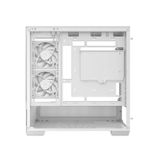 Gabinete Gamer DeepCool CG380 Branco Mid Tower com 3 Fans ARGB - R-CG380-WHAGM3-G