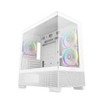 Gabinete Gamer DeepCool CG380 Branco Mid Tower com 3 Fans ARGB - R-CG380-WHAGM3-G