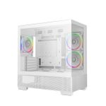Gabinete Gamer DeepCool CG380 Branco Mid Tower com 3 Fans ARGB - R-CG380-WHAGM3-G