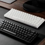 Teclado Magnético Gamer Sem Fio Akko Monsgeek Fun68 Preto 8K Switch Akko ANSI Rapid Trigger Bluetooth