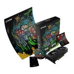 Placa de Vídeo PCYES NVIDIA GeForce RTX 3060 Graffiti Projeto EDGE 12GB GDDR6 - PVRTX3060BL2F