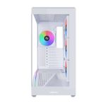 Gabinete Gamer Lian li Vector V100 Branco Mid Tower com 4 Fans ARGB - V100RW WHITE