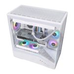 Gabinete Gamer Lian li Vector V100 Branco Mid Tower com 4 Fans ARGB - V100RW WHITE
