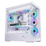 Gabinete Gamer Lian li Vector V100 Branco Mid Tower com 4 Fans ARGB - V100RW WHITE