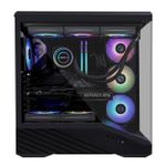 Gabinete Gamer Lian Li Vector V100 Preto Mid Tower com 4 Fans - V100RX BLACK