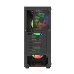 Gabinete Gamer Liketec Storm Preto Mid Tower com 3 Fans - LC-MT-STORM-2088