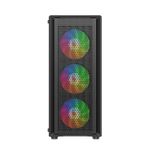 Gabinete Gamer Liketec Storm Preto Mid Tower com 3 Fans - LC-MT-STORM-2088