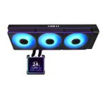 Water Cooler Lian Li Hydroshift II LCD-S Uni Fans CL Wireless Preto 360mm com Tela LCD - GHS2LCDS36CB
