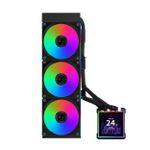 Water Cooler Lian Li Hydroshift II LCD-S Uni Fans CL Wireless Preto 360mm com Tela LCD - GHS2LCDS36CB