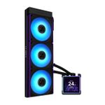 Water Cooler Lian Li Hydroshift II LCD-S Uni Fans CL Wireless Preto 360mm com Tela LCD - GHS2LCDS36CB