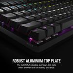 Teclado Mecânico Gamer Corsair K70 Core Preto RGB Switch MLX Vermelho - CH-910971E-NA