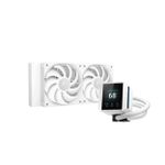 Water Cooler DeepCool Mystique 240 Branco com Display - R-LX240-WHDSNMP-G-1
