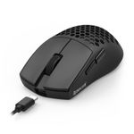 Mouse Gamer Sem Fio Redragon Astrolabe Lite Preto Wireless Tri-Mode 2.4GHz Bluetooth USB Tipo C - M725-LIT