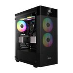 Gabinete Gamer Gamdias Aura GC5 Elite Preto ARGB Mid Tower com 3 Fans - AURA GC5 ELITE ARGB