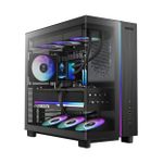 Gabinete Gamer Gamdias Atlas M4 Preto ARGB Mid Tower com 4 Fans - ATLAS M4