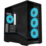 Gabinete Gamer Lian Li Vector V100 Mini Redragon Spec Preto Mid Tower com 4 Fans - OE809RX