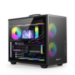 Gabinete Gamer Redragon Magic Box Preto Compacto Mesh Mid Tower sem Fans - CA-616B