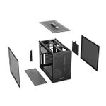 Gabinete Gamer Redragon Magic Box Preto Compacto Mesh Mid Tower sem Fans - CA-616B