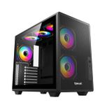 Gabinete Gamer Redragon Magic Box Preto Compacto Mesh Mid Tower sem Fans - CA-616B