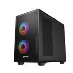 Gabinete Gamer Redragon Magic Box Preto Compacto Mesh Mid Tower sem Fans - CA-616B