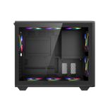 Gabinete Gamer Redragon Magic Box Preto Compacto Mesh Mid Tower sem Fans - CA-616B