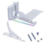 Suporte de Placa de Vídeo (GPU) Vertical Lian Li Branco RGB - VG4-5-V4W