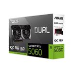 Placa de Vídeo Asus NVIDIA GeForce RTX 5060 Dual OC 8GB GDDR7 - DUAL-RTX5060-O8G