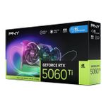 Placa de Vídeo PNY NVIDIA GeForce RTX 5060 Ti ARGB OC 8GB GDDR7 - VCG5060T8TFXXPB1-O