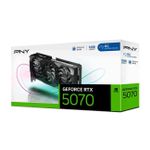 Placa de Vídeo PNY NVIDIA GeForce RTX 5070 OC 12GB GDDR7 - VCG507012TFXPB1-O