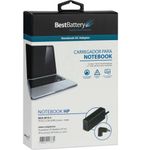 Carregador para Notebook HP BestBattery 19,5V 3,33A 65W - BB20-HP19-4
