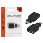 Adaptador OTG 5+ USB Tipo C 3.1 para USB A Femea - 003-0140
