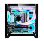 Gabinete Gamer Liketec Dasha V2 Mini Tower com 3 Fans - CUBO-3X-ARGB-PRETO-LIKE