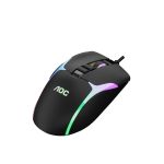 Mouse Gamer AOC GM 190 RGB 8 Botões USB - GM190B