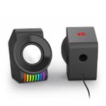 Caixa de Som Gamer Redragon Kage RGB Preto USB - GS514