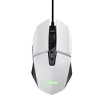 Mouse Gamer Trust Felox Branco USB Iluminação LED - GXT109W