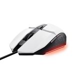 Mouse Gamer Trust Felox Branco USB Iluminação LED - GXT109W