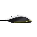 Mouse Gamer Trust Felox Branco USB Iluminação LED - GXT109W