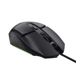 Mouse Gamer Trust Felox Preto USB Iluminação LED - GXT109