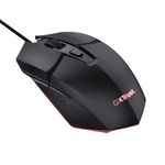Mouse Gamer Trust Felox Preto USB Iluminação LED - GXT109