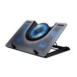 Suporte para Notebook até 17,3 Trust com 5 Fans USB LED Azul Suporte de Celular - GXT1125