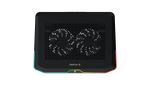 Suporte para Notebook DeepCool N80 RGB Preto com 2 Fans - DP-N22-N80RGB