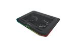 Suporte para Notebook DeepCool N80 RGB Preto com 2 Fans - DP-N22-N80RGB