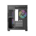 Gabinete Gamer Ocypus Gamma C54 ARGB Digital Preto Mid Tower com 3 Fans - GAMMA-C54-BKD300XX-GL
