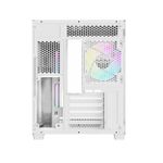 Gabinete Gamer Ocypus Gamma C54 ARGB Digital Branco Mid Tower com 3 Fans - GAMMA-C54-WHD300XX-GL
