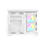 Gabinete Gamer Ocypus Gamma C54 ARGB Digital Branco Mid Tower com 3 Fans - GAMMA-C54-WHD300XX-GL