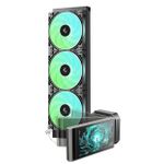 Water Cooler DeepCool LT360 Vision 360mm Preto ARGB - LT360VISION-BKAMMC-G-1
