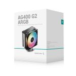 Cooler p/ Processador DeepCool AG400 G2 ARGB Preto - R-AG400-BKAMMG2-G