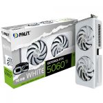 Placa de Vídeo Palit NVIDIA GeForce RTX 5060 Ti White OC 16GB GDDR7 - NE7506TU19T1-GB2061M
