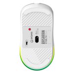Mouse Gamer Sem Fio PCYES Basaran Stealth White Ghost - PMGBRSTWG